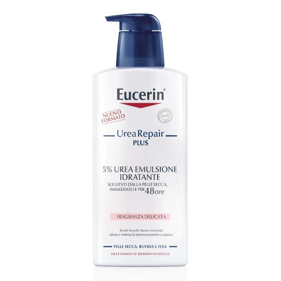 Eucerin UreaRepair PLUS Emulsione Idratante con 5% di Urea per Pelle Secca