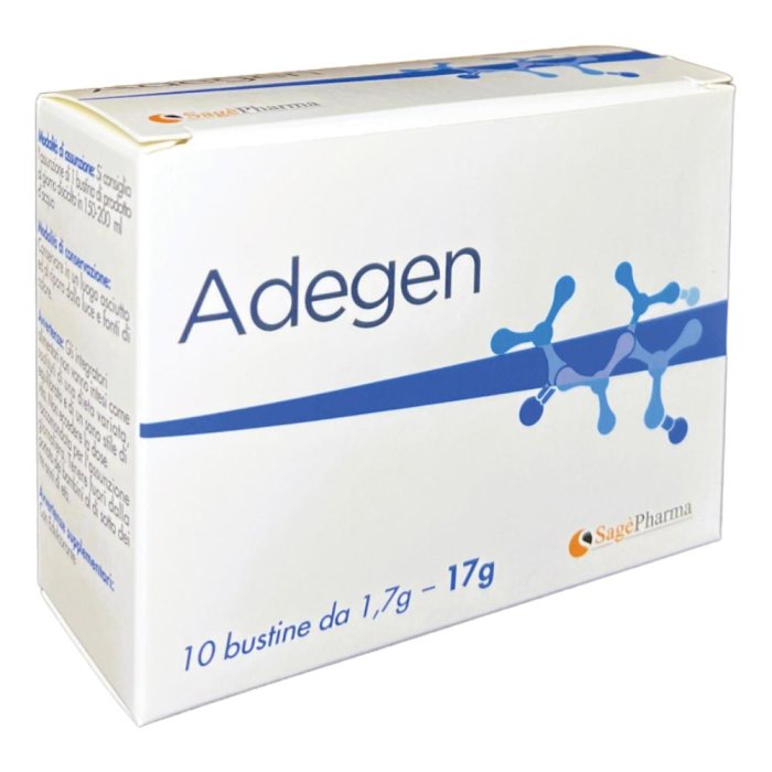 ADEGEN Integratore in Bustine 10 Bust – Supporto per la Crescita dei Capelli and Benessere di Pelle and Unghie