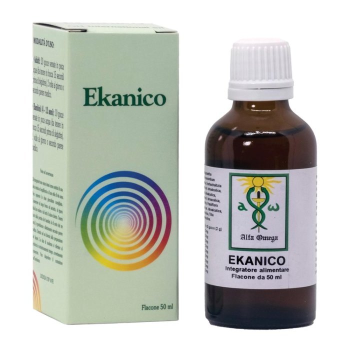 Ekanico Gocce Orali gtt 50 ml OH International Integratore Naturale in Gocce