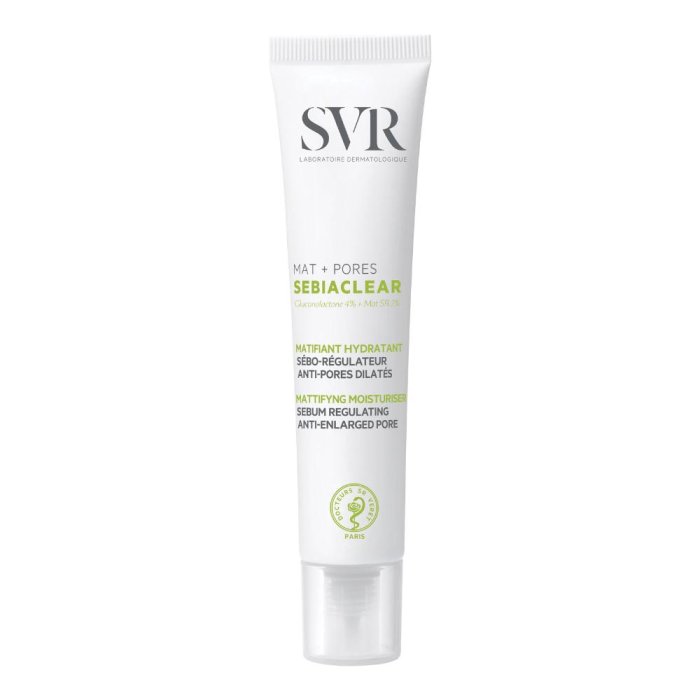 SVR Sebiaclear - Mat + Pores Trattamento Sebo-Regolatore Opacizzante 40 ml