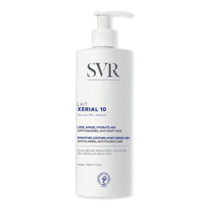SVR Xerial 10 Lait 400 ml - latte corpo idratante 24h per pelle secca e ruvida