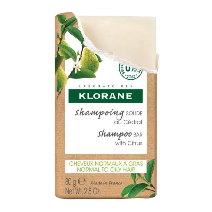 Klorane Shampoo Solido Cedro Detergente Purificante 80 g