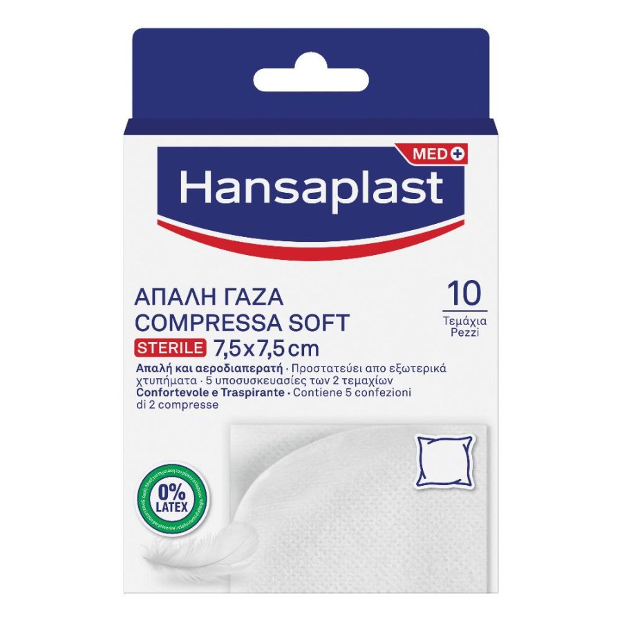 HANSAPLAST COMPR SOFT STER 10P HANSAPLAST COMPR SOFT STER 10P