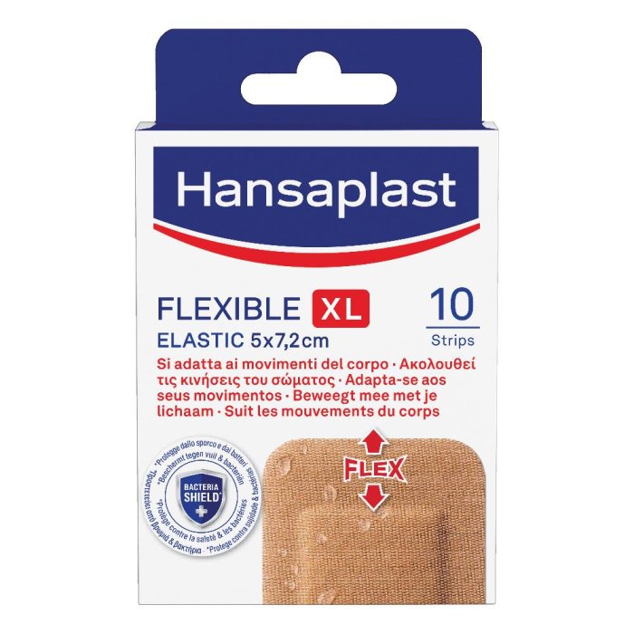 Hansaplast cerotto elastic ginocchio 10 pezzi - cerotti elastici per ginocchio