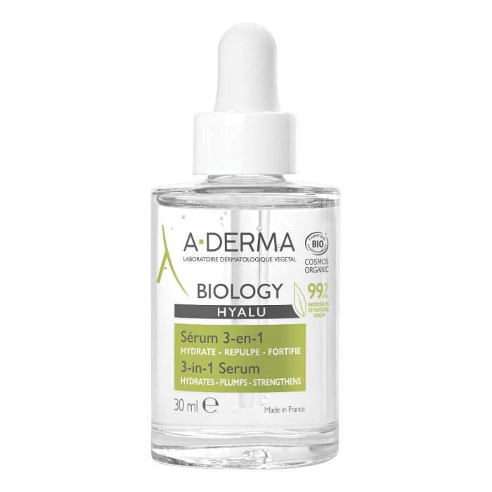 A-Derma A-D Biology siero 30 ml - siero viso idratante lenitivo per pelli fragili e sensibili