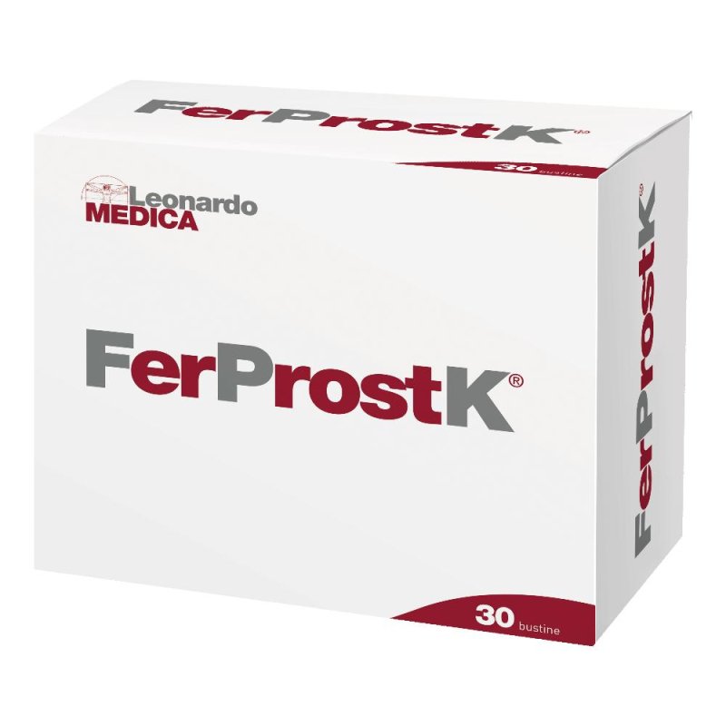 Ferprost K Integratore Alimentare in Bustine per il Benessere Generale, Confezione da 30 Bustine, Peso Totale 180 g