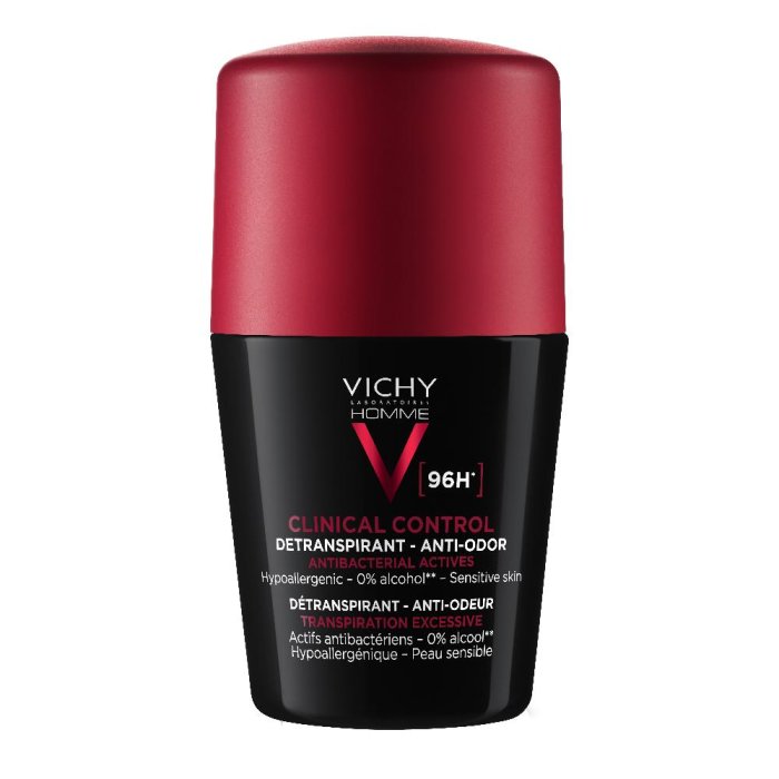 Vichy Clinical Control 96H Uomo 50 ml – Deodorante antitraspirante alta protezione