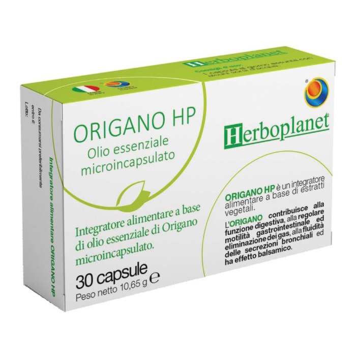 Herboplanet Origano Olio Essenziale Microincapsulato 30 Capsule
