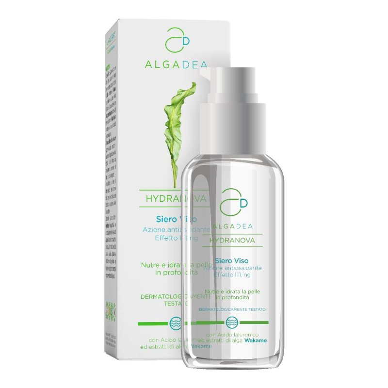 Algadea Hydranova Siero Lift Viso Lifting Idratante Rimpolpante Antiage per Pelle Matura e Disidratata