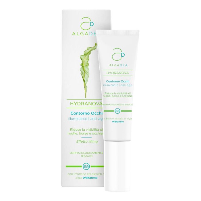 Algadea Hydranova Contorno Occhi Idratante Lenitivo Anti Rughe per Pelle Delicata