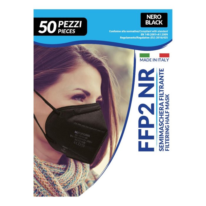 ROTOFORM Masch.FFP2 Nera 50pz