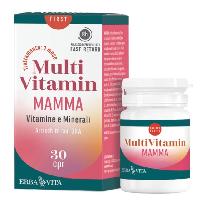 Erba Vita MultiVitamin Mamma Vitamine E Minerali 30 Compresse