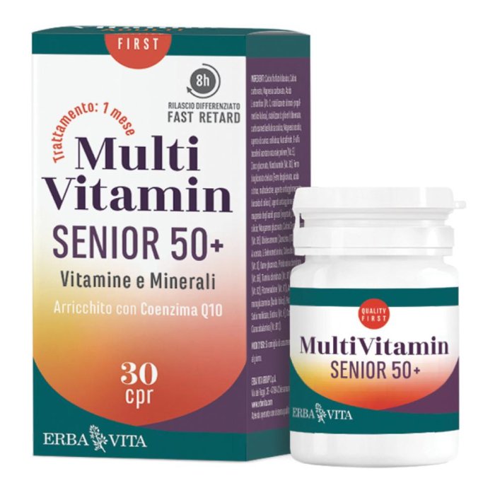 Multi Vitamin Senior 50+ 30 compresse - multivitaminico per adulti over 50