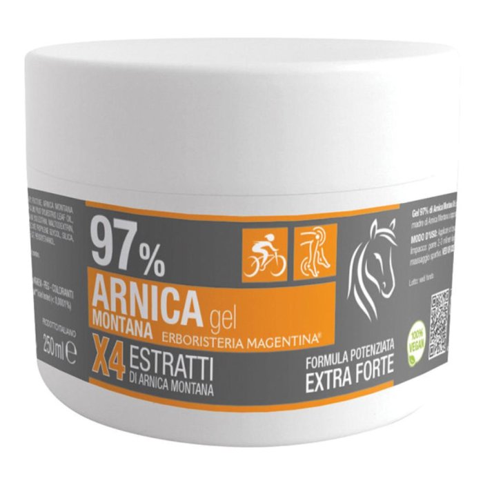 Erboristeria magentina Gel di Arnica Extra Forte 97% - Sollievo e Benessere per Sportivi 250 ml 