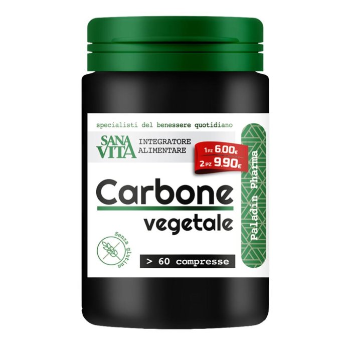 Sanavita Carbone Vegetale 60 Compresse
