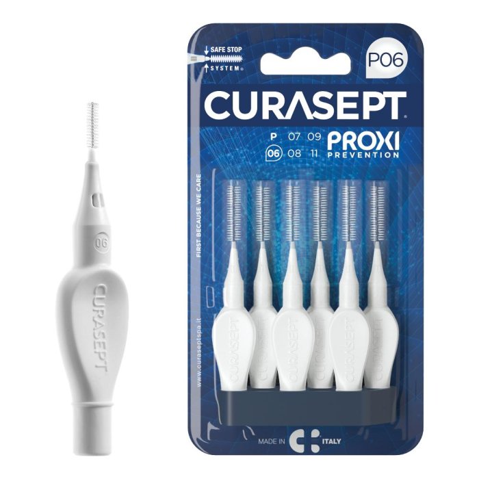Curasept Proxi Prevention P06 Scovolini Interdentali 0.6mm 6 Pezzi
