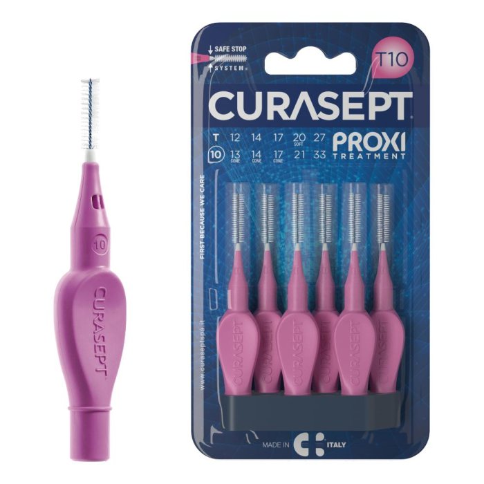 Curasept - Scovolino Proxi T10 Fuxia Confezione 5 Pezzi