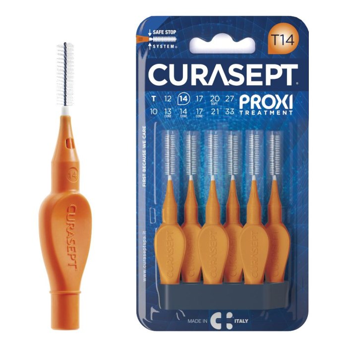 Curasept Scovolino Proxi T14 Orange 6 Pezzi