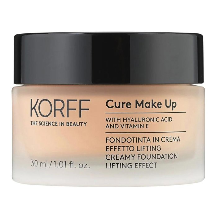 Korff Cure Make Up - Fondotinta in Crema Effetto Lifting N. 03 30 ml + Pennello