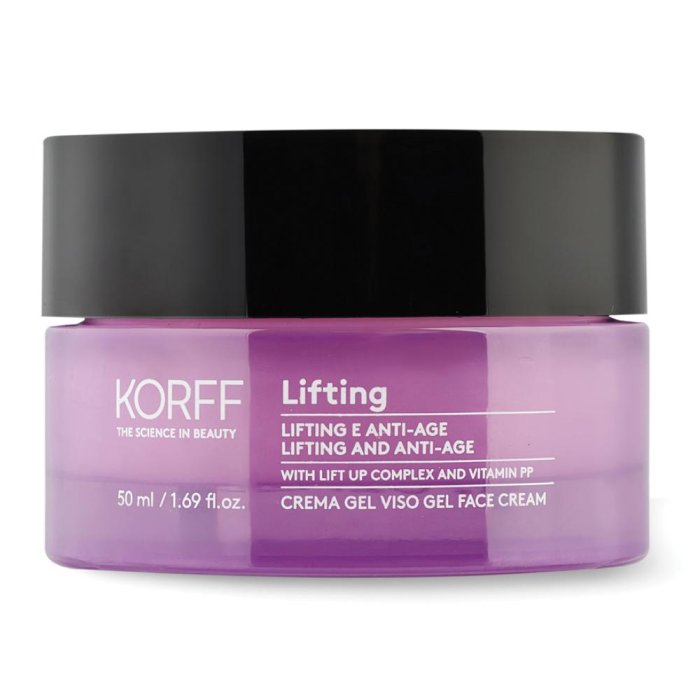 Korff Lifting - Crema Viso Gel Anti-Età per Pelle Normale e Mista 50 ml