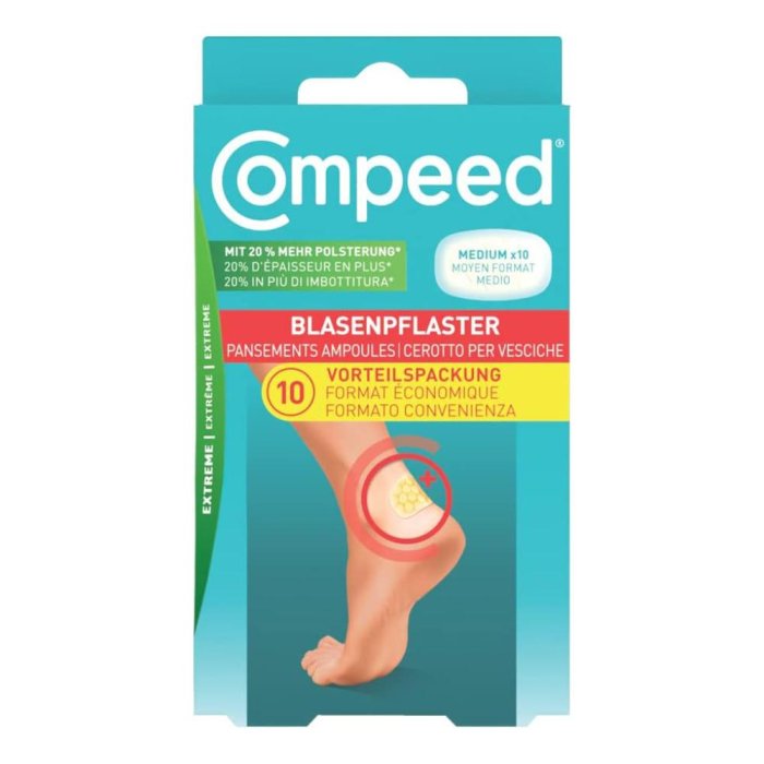 Compeed Cerotti per Vesciche Extreme Medio 10 cerotti