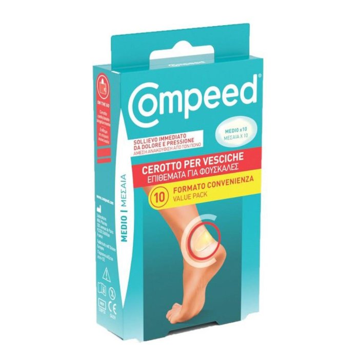  Compeed Cerotti Per Vesciche Medi 10 Pezzi