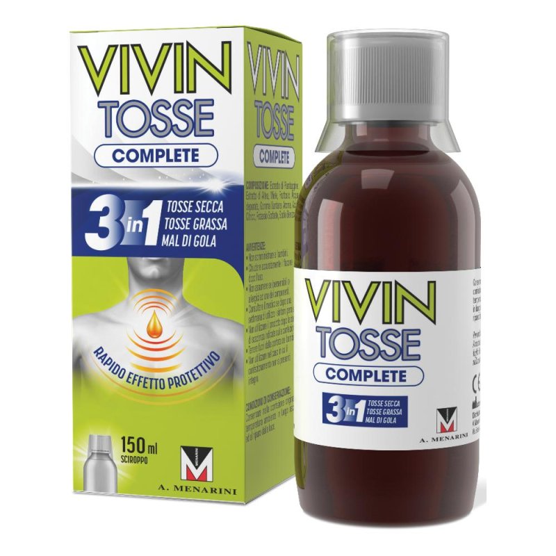 Vivin Tosse Complete Sciroppo Tosse Secca e Grassa 150ml