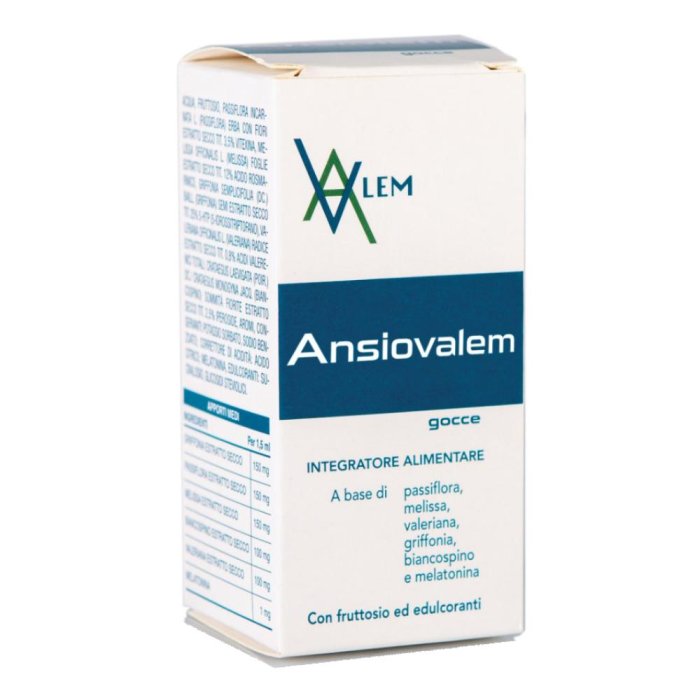 Valem  Unipersonale Ansiovalem 30 Ml