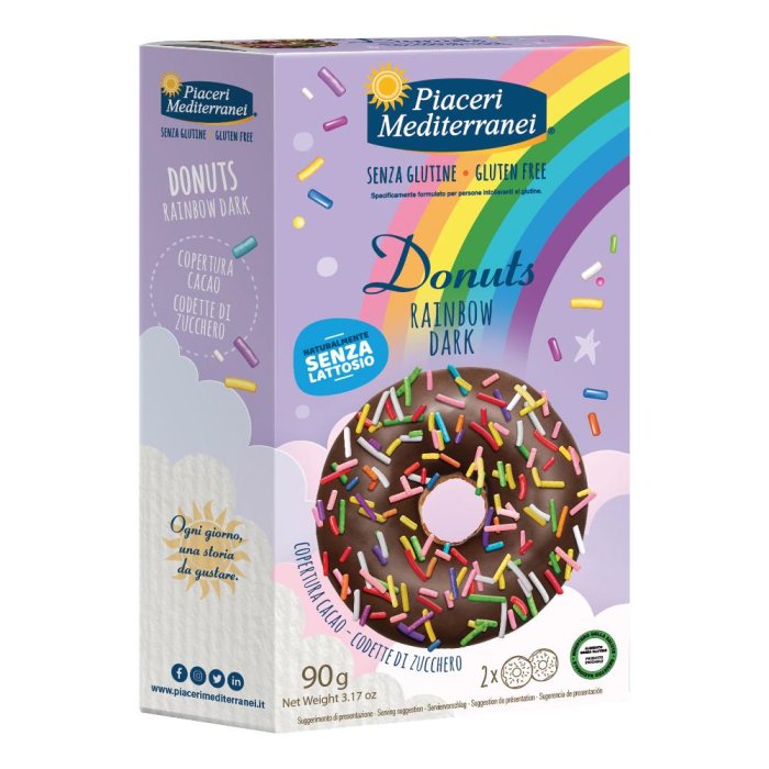PIACERI MEDIT DONUTS RAINB 90G