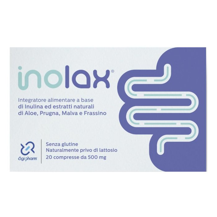Inolax Integratore Alimentare 20 Compresse per il Benessere Intestinale e la Regolarità del Transito