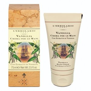 Crema mani alla vaniglia 75 ml idratante nutriente e profumata per pelle morbida