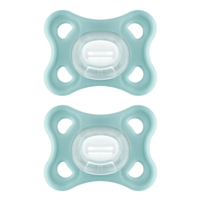 MAM Comfort succhietto 2-6 mesi silicone doppio - set 2 succhietti in silicone per neonati