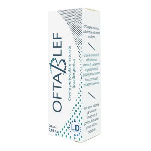 OFTABLEF Crema Oftalmica 20 Millilitri Trattamento Palpebre e Contorno Occhi Lenitivo Idratante | Cosmetico Pharma