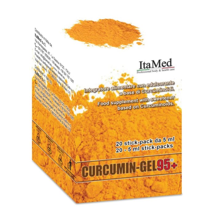 Curcumin Gel 95+ 20 stick - integratore in stick con curcumina ad alto assorbimento