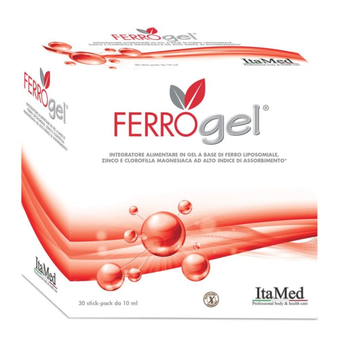 Ferrogel 30 stick - integratore di ferro in gel orale