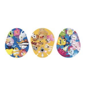 Hypor Eye Compressa Oculare in Tessuto Non Tessuto 7,2 x 5,7 cm per Protezione Occhio e Kit Squadra di Primo Soccorso