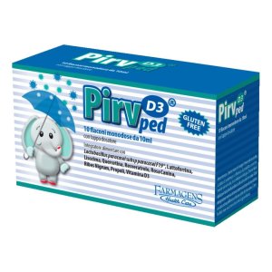 Pirv D3 Pediatrico 10 flaconcini - integratore di vitamina D3 per bambini