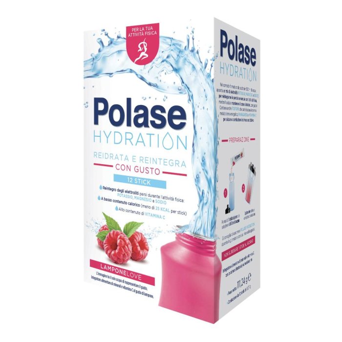 Polase Hydration 12 bustine formato stick gusto lampone in offerta