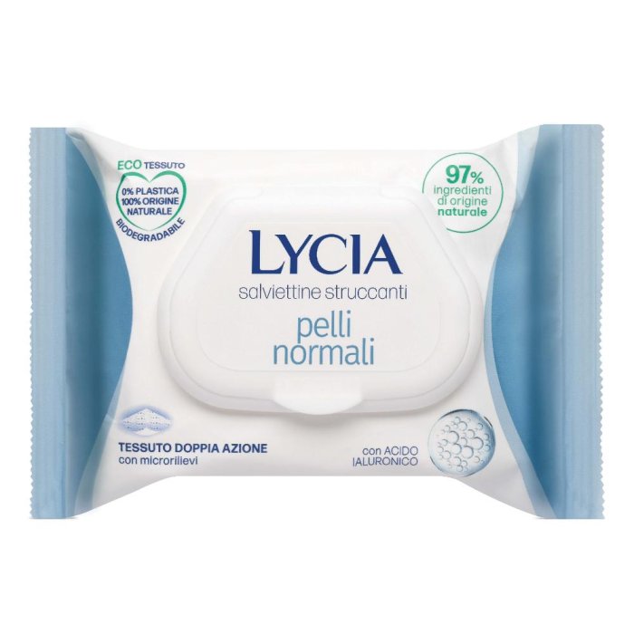 Sodalco Lycia Salviettine Struccanti Pelli Normali 20 Pezzi