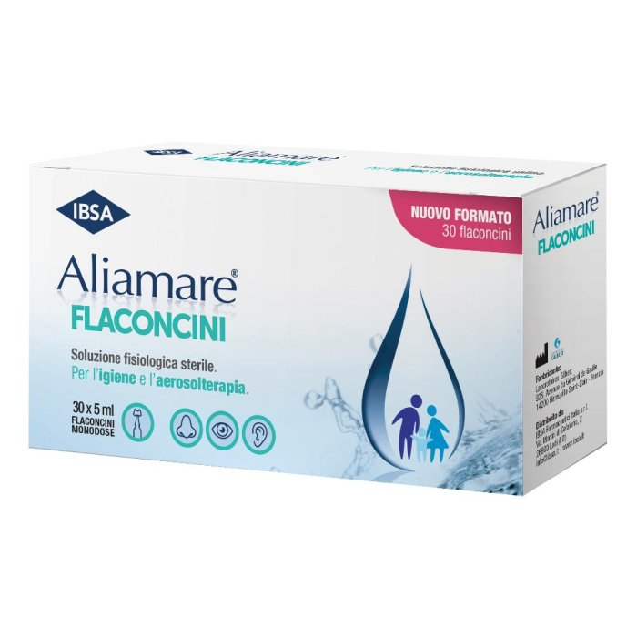 Aliamare - Aerosol Soluzione Fisiologica, 30 Flaconcini 5 ml