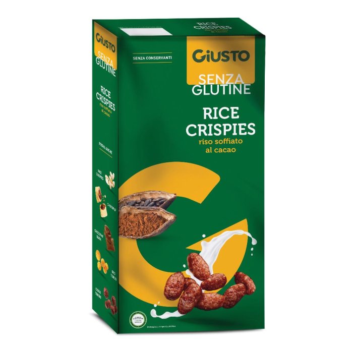 Giusto Senza Glutine Rice Crispies Cacao 250g