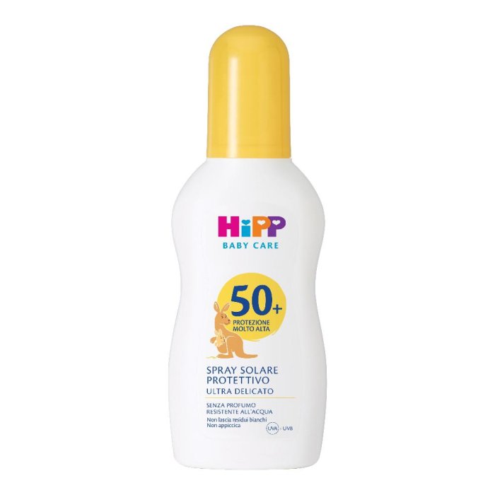 HiPP Spray Solare Protettivo SPF50+ Protezione Solare Neonati e Bambini 150 ml