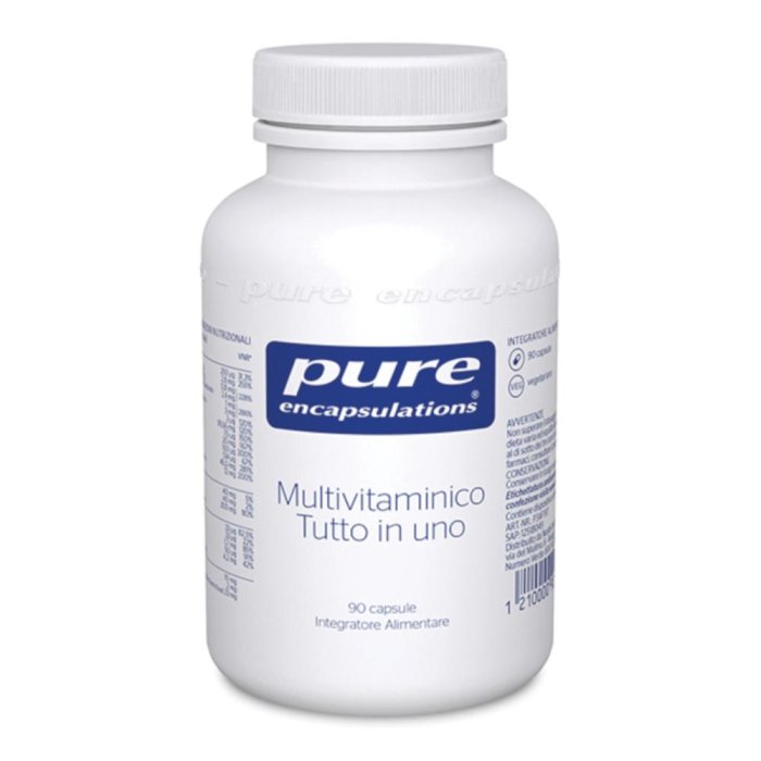 Nestle' Italiana Pure Encapsulations Multivitaminico Tutto In Uno 90 Capsule