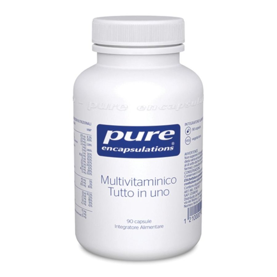 Nestle' Italiana Pure Encapsulations Multivitaminico Tutto In Uno 90 Capsule Nestle' Italiana Pure Encapsulations Multivitaminico Tutto In Uno 90 Capsule