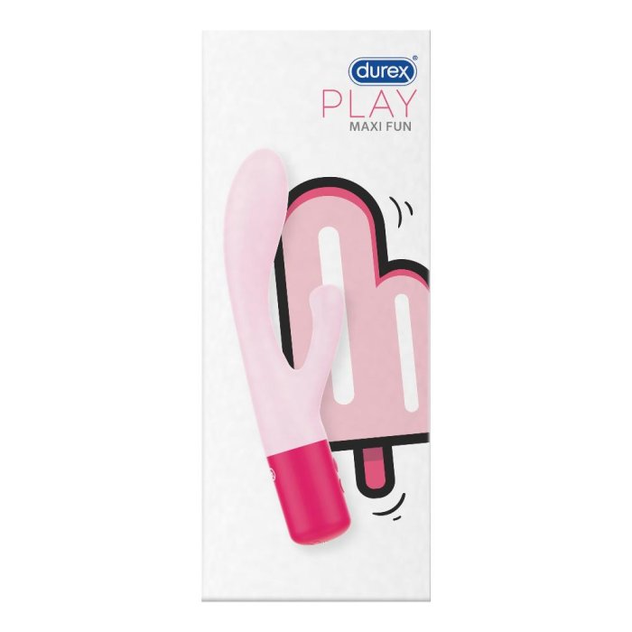 Durex Maxi Fum Dual Head: Vibratore con Doppia Estremità e 8 Modalità di Vibrazione
