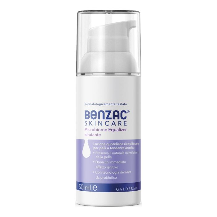 Benzac Skincare Microbiome Equalizer Lozione Idratante Viso Pelle Acneica 50ml