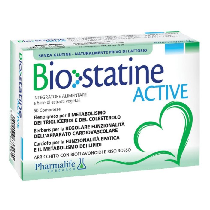 Biostatine Active integratore colesterolo e trigliceridi 60 compresse