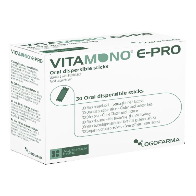 Vitamono E Pro Integratore in Bustine Idrosolubili 30 Bustine