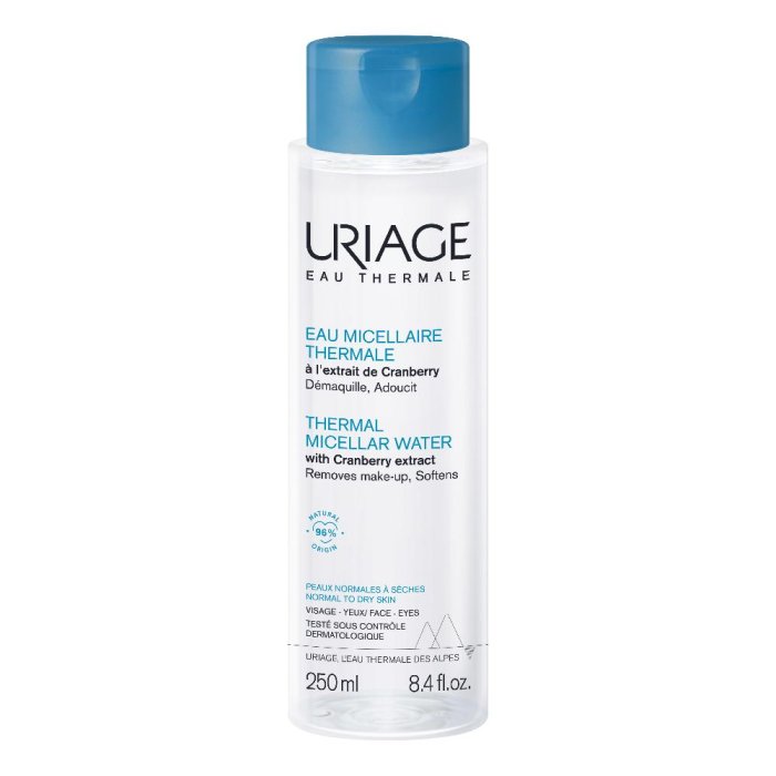 Uriage Eau Thermale - Acqua Micellare Termale per Pelle Normale o Secca 250 ml