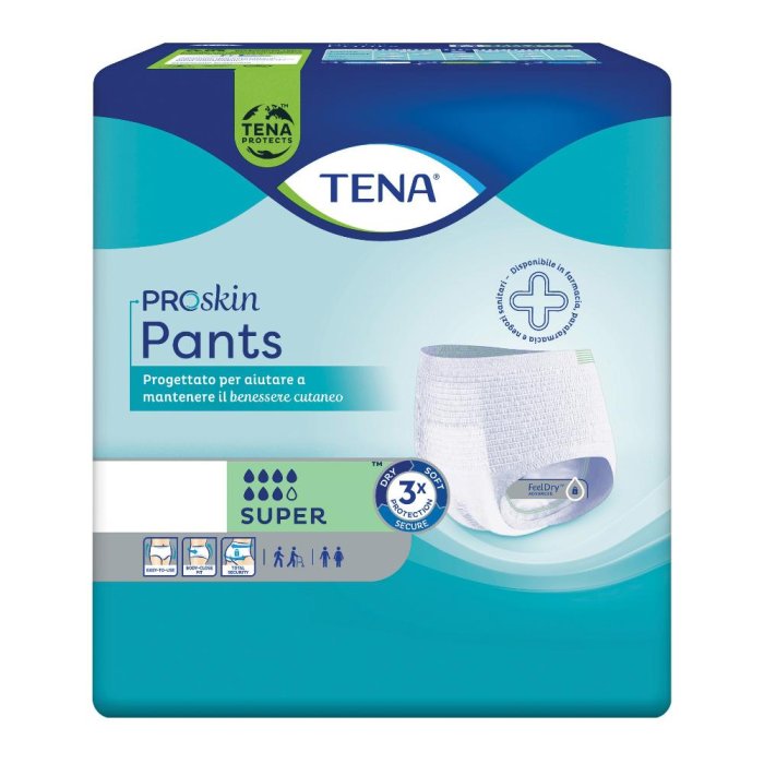 Tena Pants Super Pannoloni Mutandine Assorbenti Taglia L 10 Pezzi